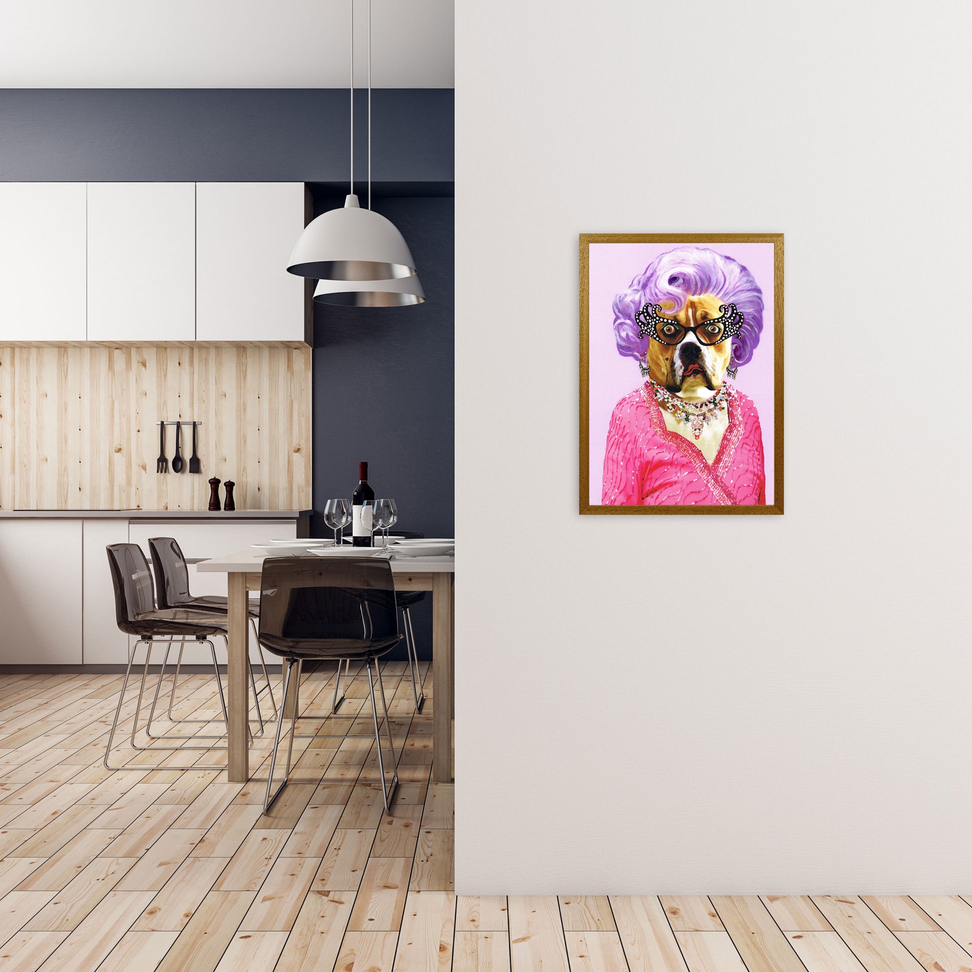 Dame Edna Art Print by Coco Deparis A2 Print Only