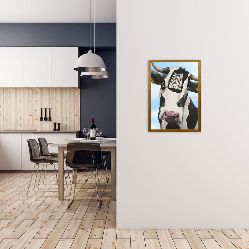 Cow Barcode 02 Art Print by Coco Deparis A2 Print Only