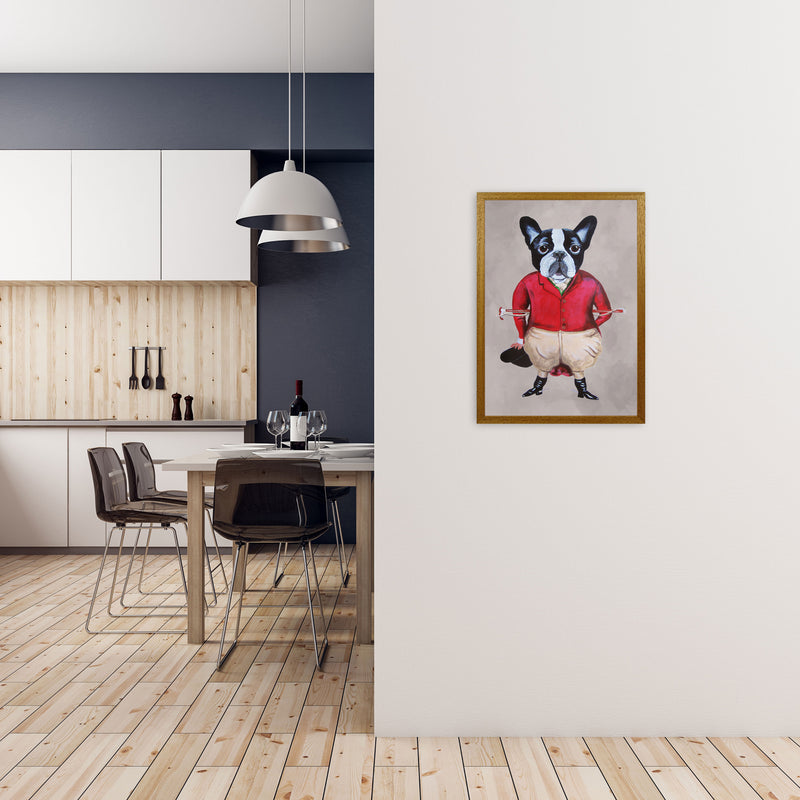 Bulldog Horse Driver Art Print by Coco Deparis A2 Print Only