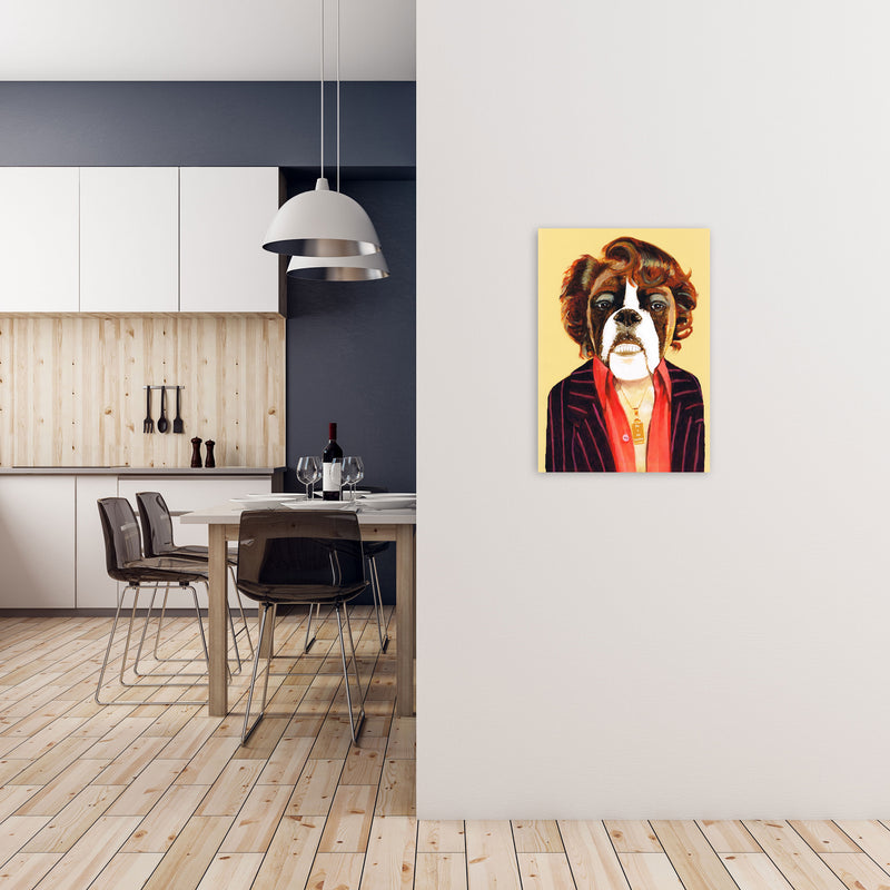 James Brown Art Print by Coco Deparis A2 Black Frame