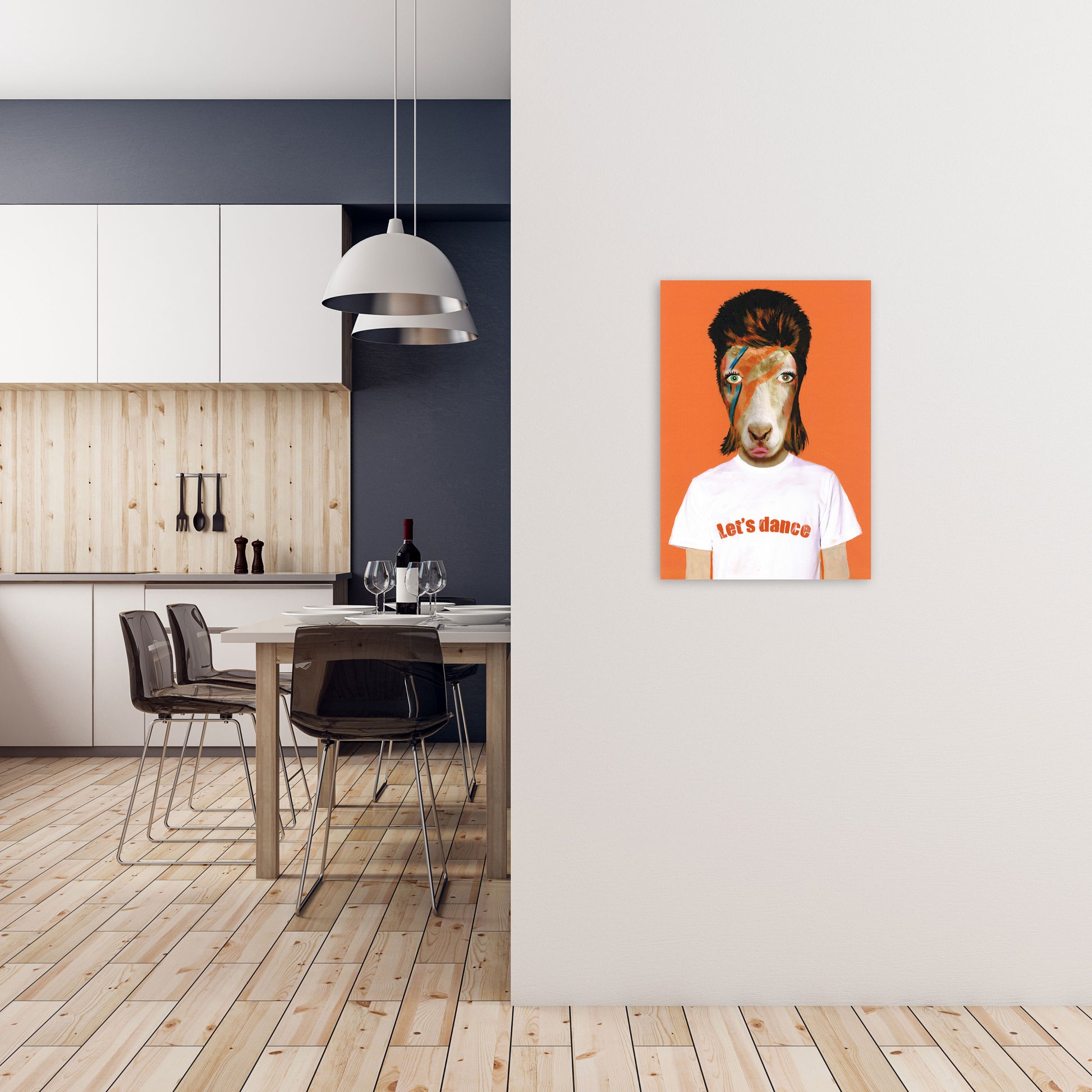 David Bowie Art Print by Coco Deparis A2 Black Frame