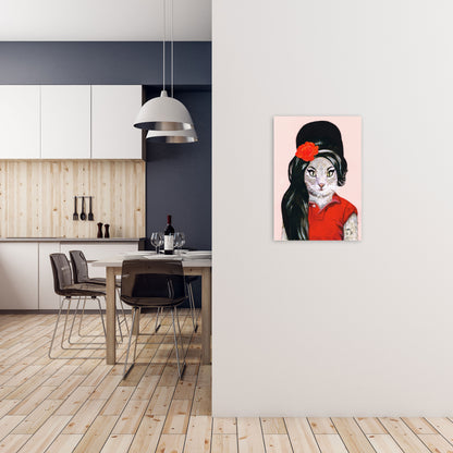 Amy Winehouse Art Print by Coco Deparis A2 Black Frame