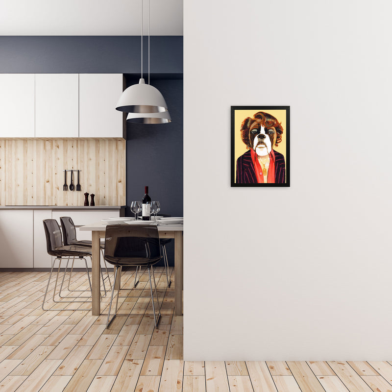 James Brown Art Print by Coco Deparis A3 White Frame