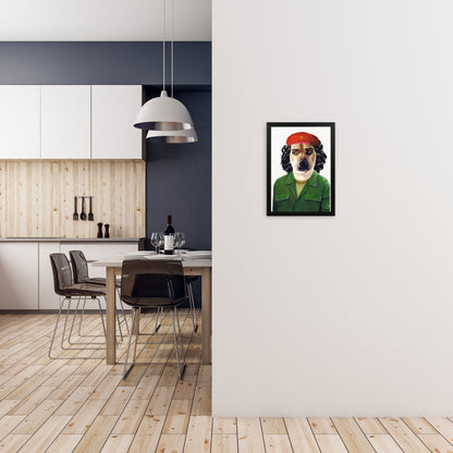Che Guevara Art Print by Coco Deparis A3 White Frame