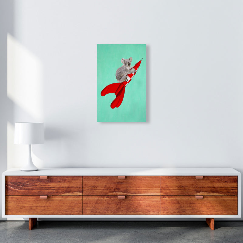 Koala On A Rocket Art Print by Coco Deparis A3 Canvas