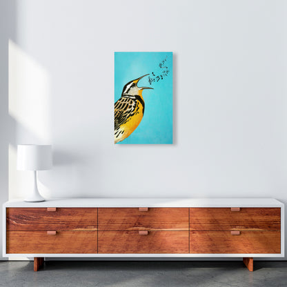 Bird Singing 02 Art Print by Coco Deparis A3 Canvas