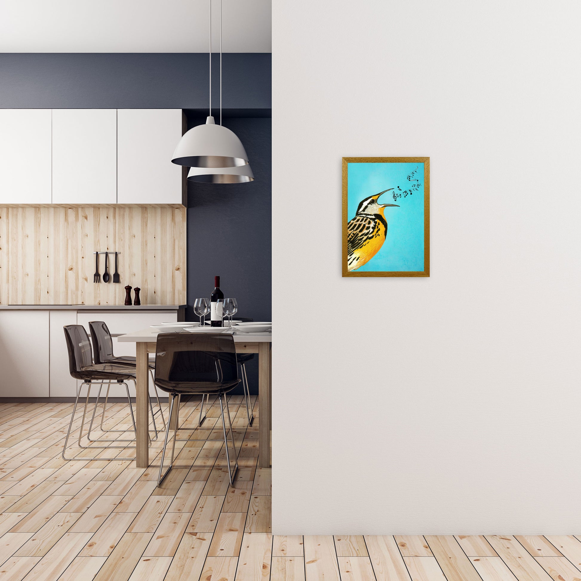 Bird Singing 02 Art Print by Coco Deparis A3 Print Only