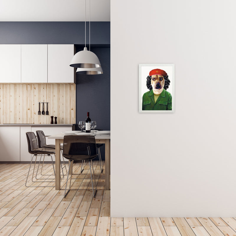 Che Guevara Art Print by Coco Deparis A3 Oak Frame