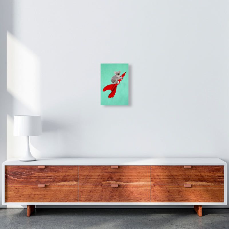 Koala On A Rocket Art Print by Coco Deparis A4 Canvas