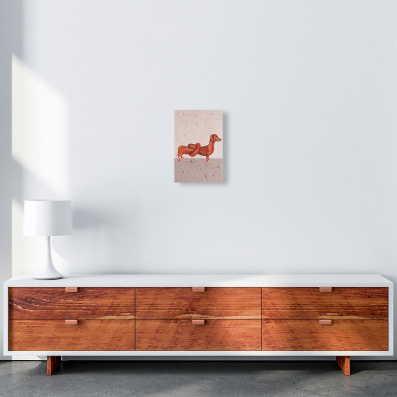 Daschund Knotted Art Print by Coco Deparis A4 Canvas