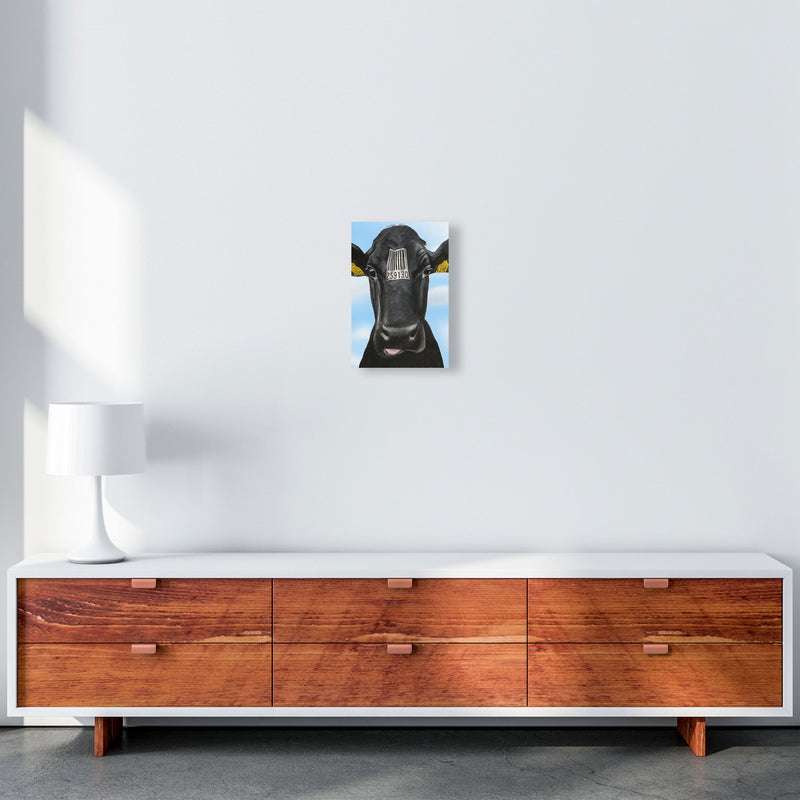 Cow Barcode 01 Art Print by Coco Deparis A4 Canvas