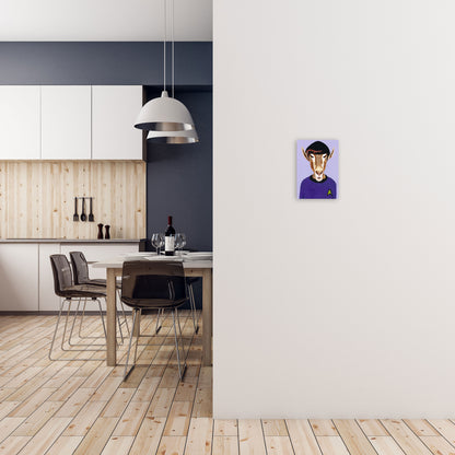 Mister Spock Art Print by Coco Deparis A4 Black Frame