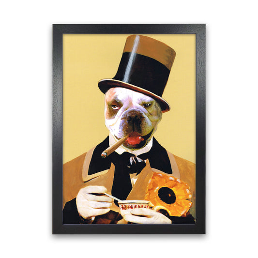 Small WC Fields Art Print by Coco Deparis Black Grain