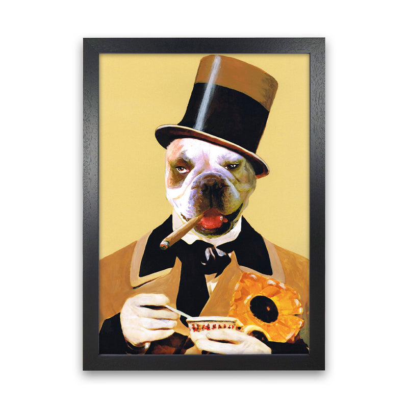 Small WC Fields Art Print by Coco Deparis Black Grain