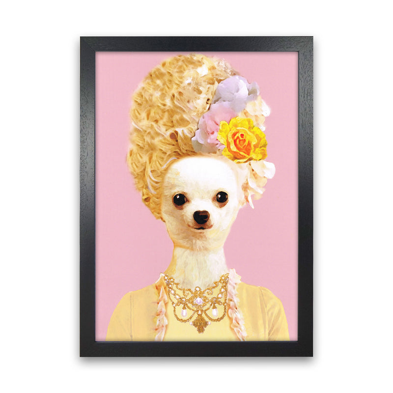 Marie-Antoinette Art Print by Coco Deparis Black Grain