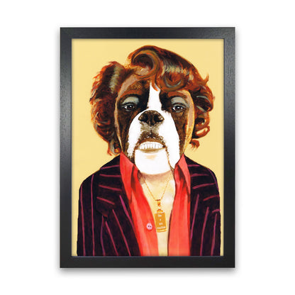 James Brown Art Print by Coco Deparis Black Grain