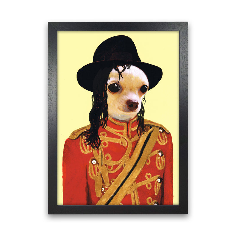 Michael Jackson Art Print by Coco Deparis Black Grain