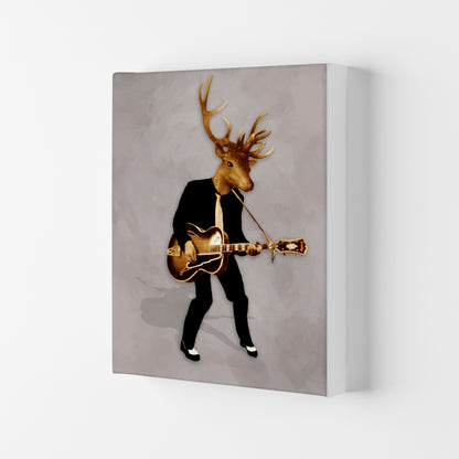 Deer Rock Art Print by Coco Deparis Canvas