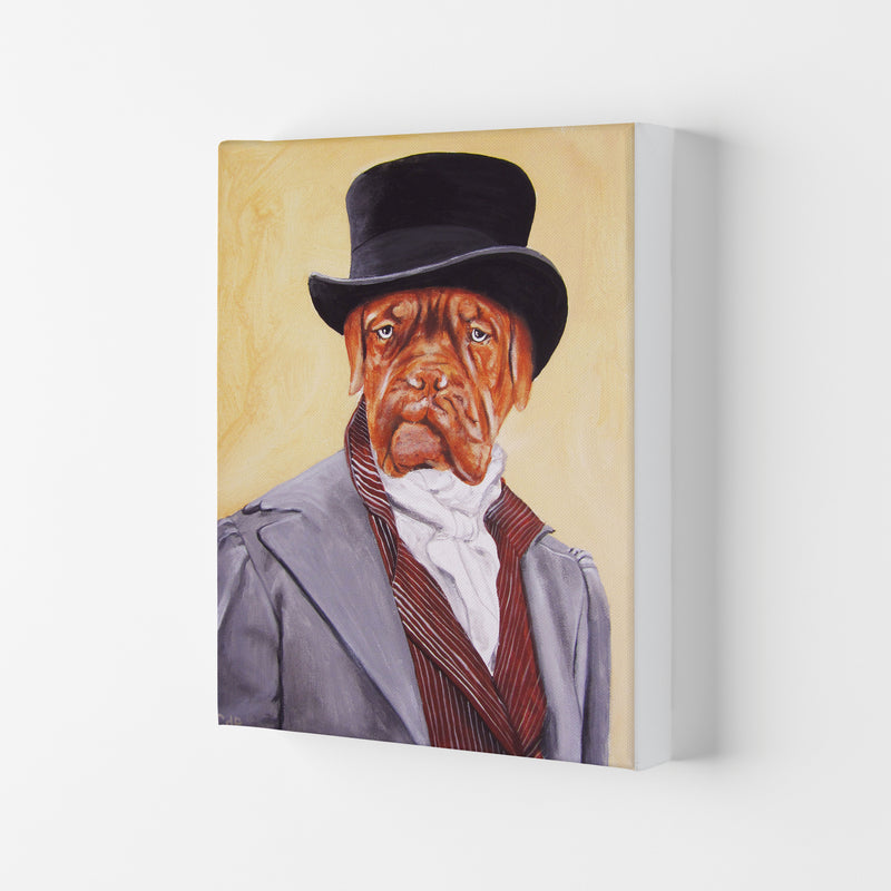 Dog Bordeaux Art Print by Coco Deparis Canvas