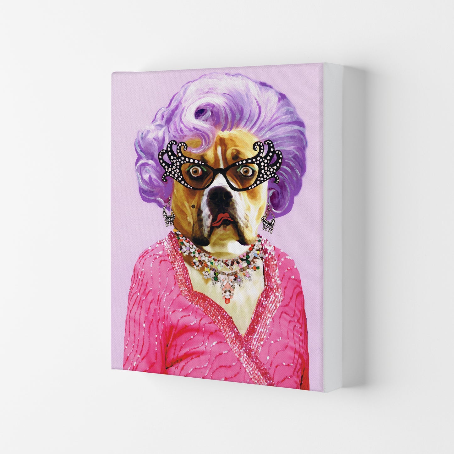 Dame Edna Art Print by Coco Deparis Canvas