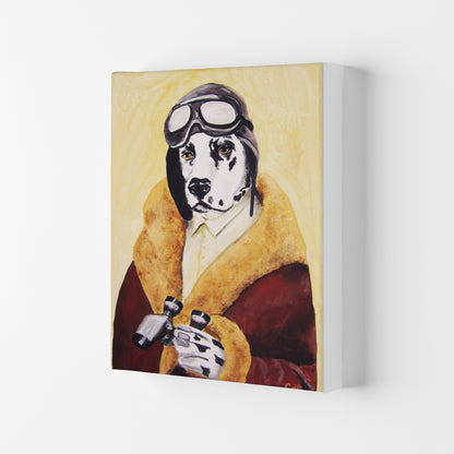 Dalmatian Pilote Art Print by Coco Deparis Canvas