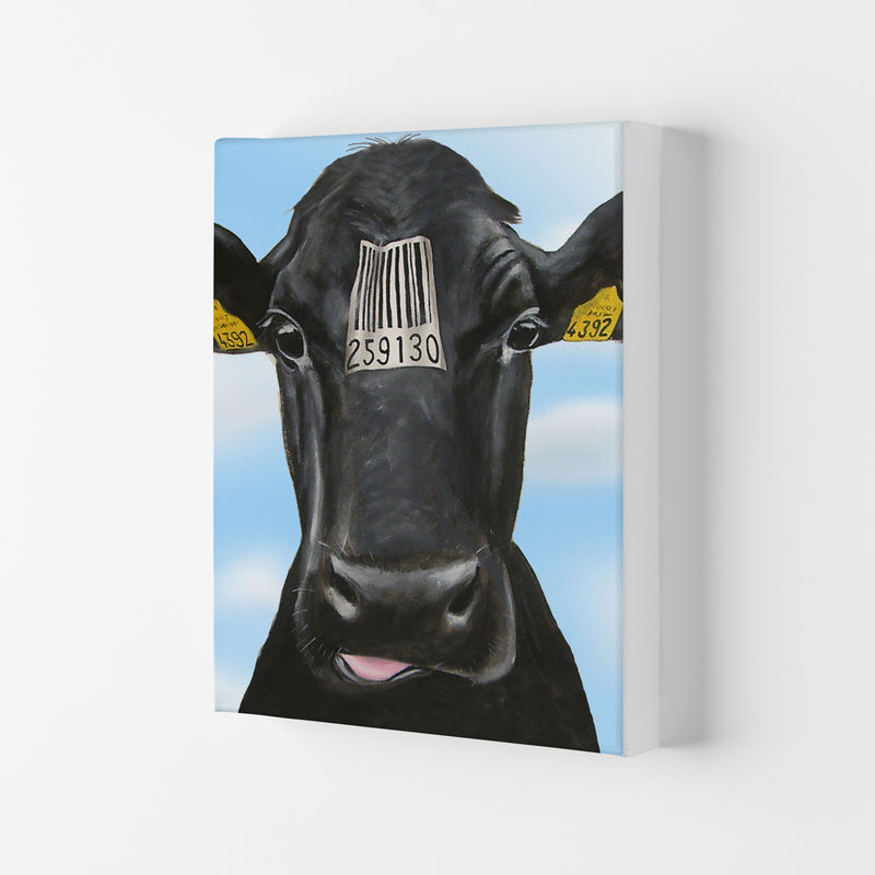 Cow Barcode 01 Art Print by Coco Deparis Canvas