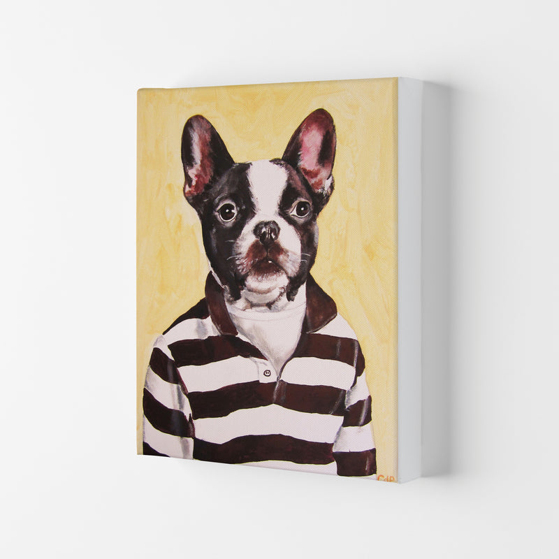 Bulldog 01 Art Print by Coco Deparis Canvas