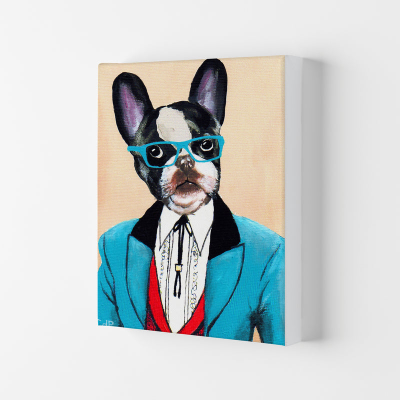 Bulldog 03 Art Print by Coco Deparis Canvas