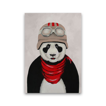 Panda Pilot Art Print by Coco Deparis Print Only