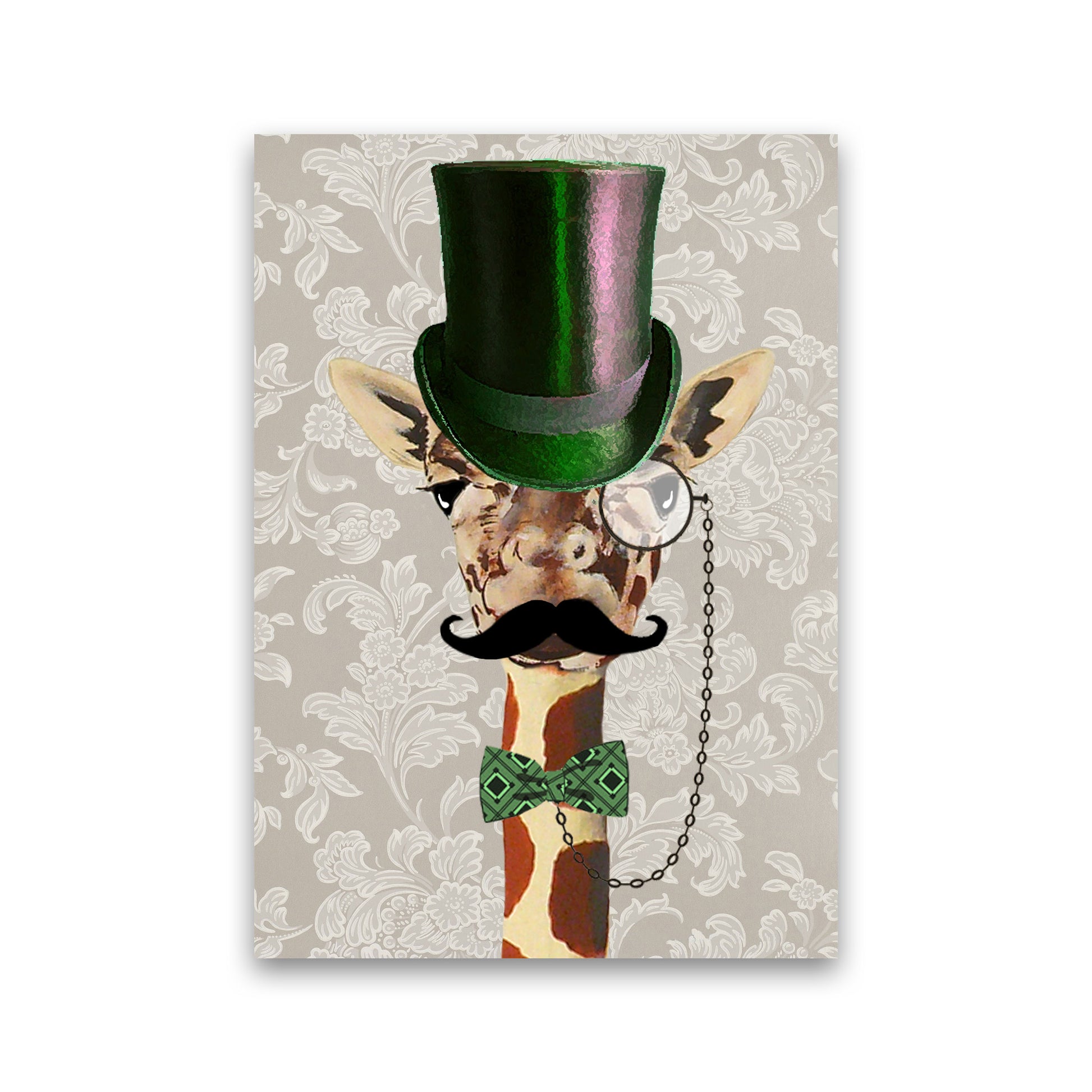 Giraffe Steampunk 2 Art Print by Coco Deparis Print Only