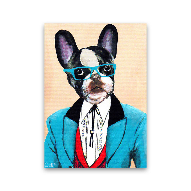 Bulldog 03 Art Print by Coco Deparis Print Only