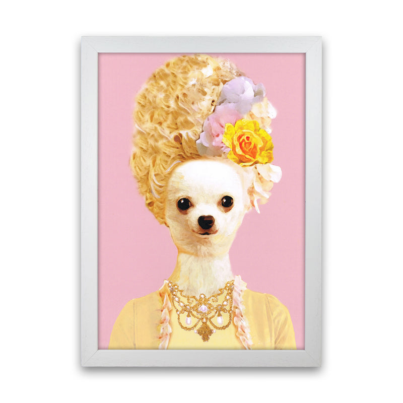 Marie-Antoinette Art Print by Coco Deparis White Grain
