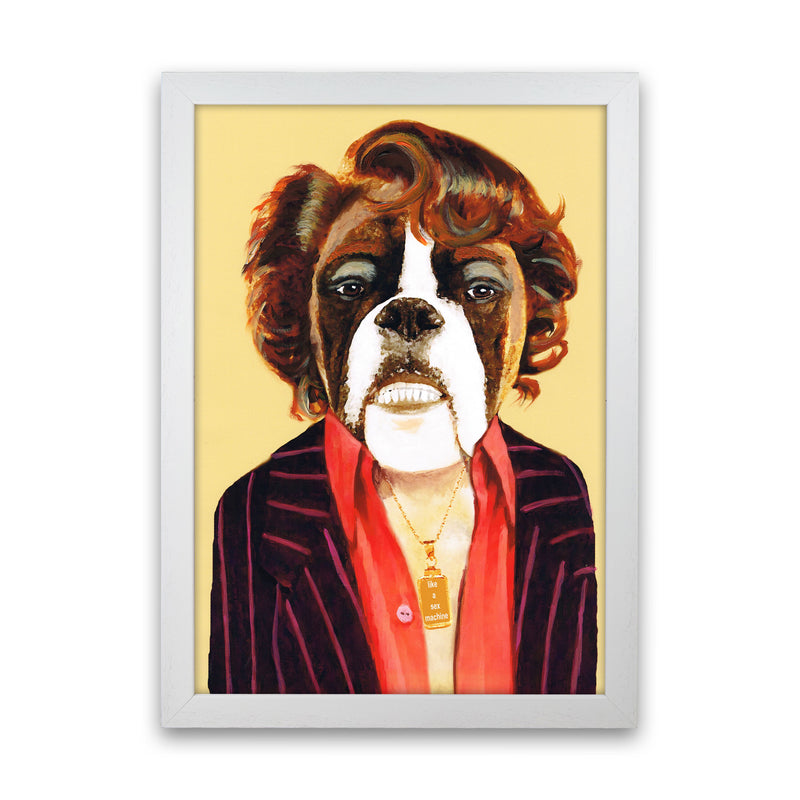 James Brown Art Print by Coco Deparis White Grain