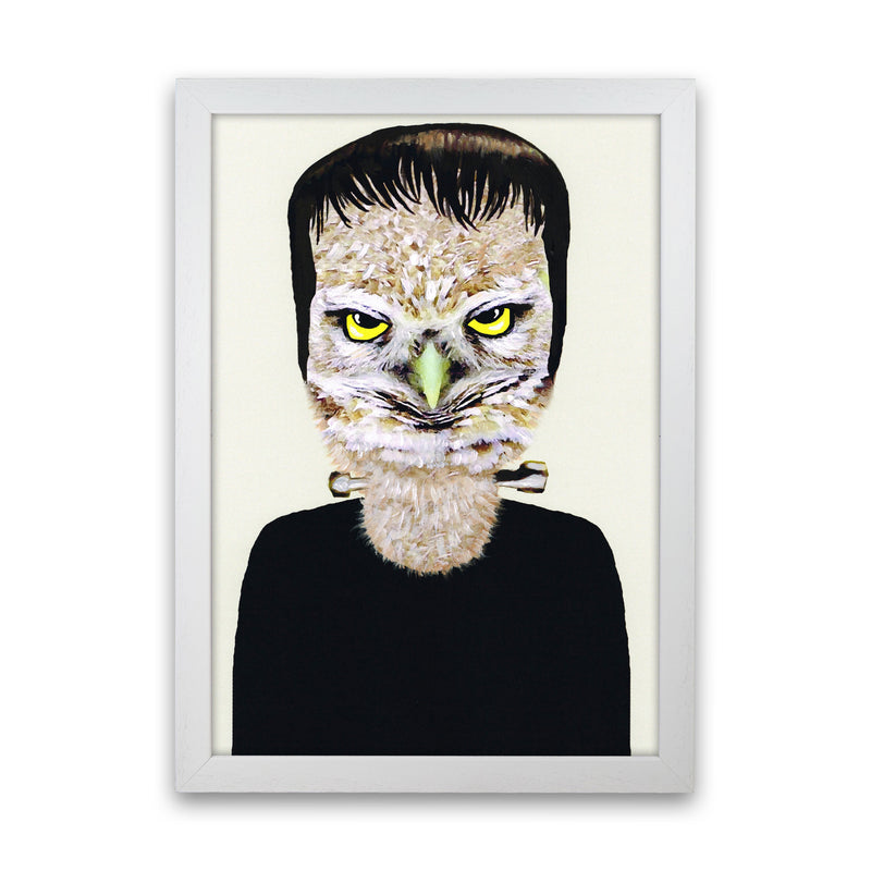 Frankenstein Art Print by Coco Deparis White Grain
