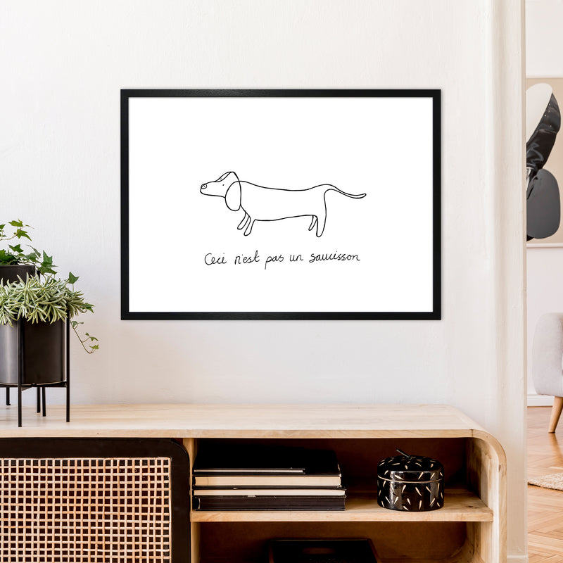 Pasunsaucisson Art Print by Carissa Tanton A1 White Frame