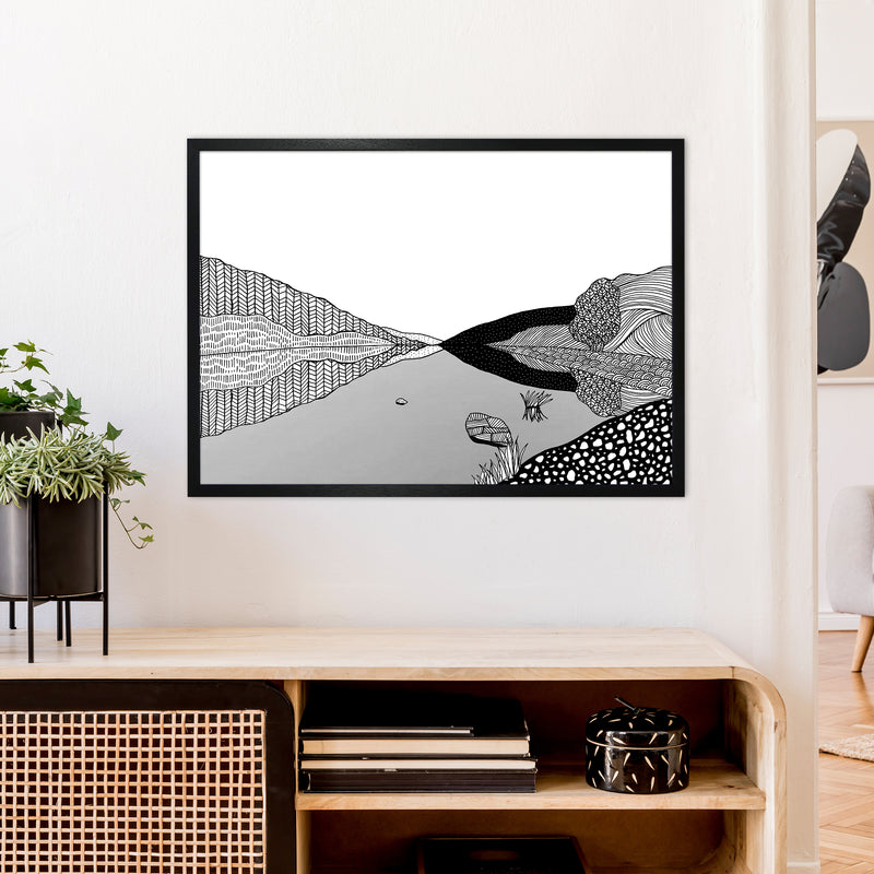 Geirionydd Art Print by Carissa Tanton A1 White Frame