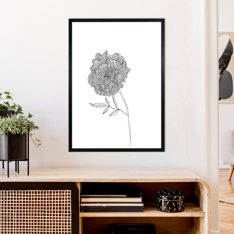 Marigold Art Print by Carissa Tanton A1 White Frame