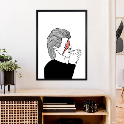 xziggy Art Print by Carissa Tanton A1 White Frame