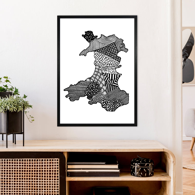 Wales Art Print by Carissa Tanton A1 White Frame
