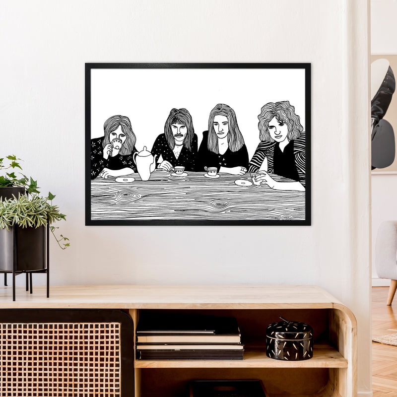 Queen Art Print by Carissa Tanton A1 White Frame
