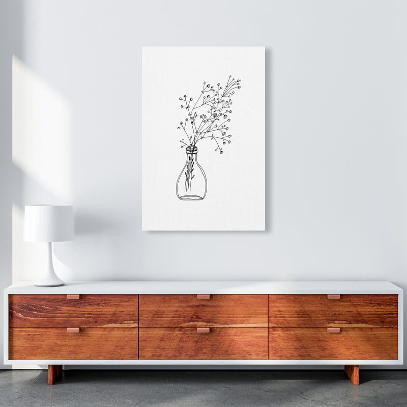 White Flowers Art Print by Carissa Tanton A1 Canvas