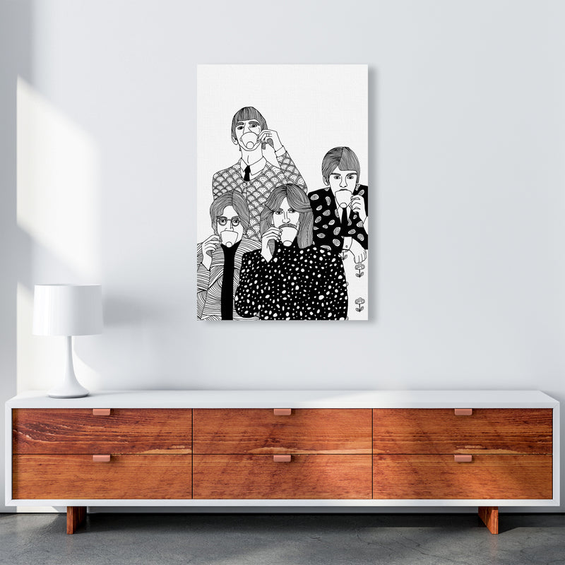 Beatles Tea Art Print by Carissa Tanton A1 Canvas