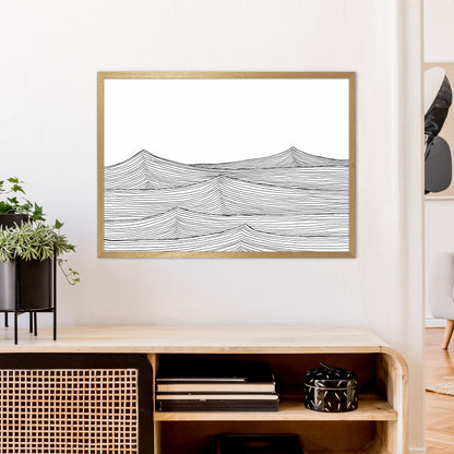 Continuous Sea Horizontal Art Print by Carissa Tanton A1 Print Only