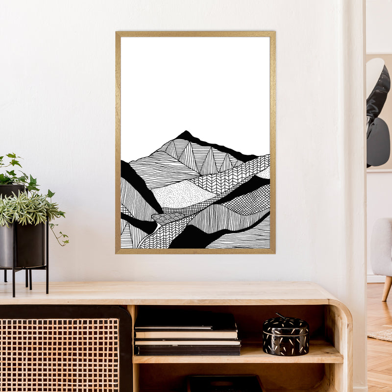 New Snowdon Portrait Art Print by Carissa Tanton A1 Print Only