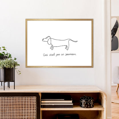 Pasunsaucisson Art Print by Carissa Tanton A1 Print Only