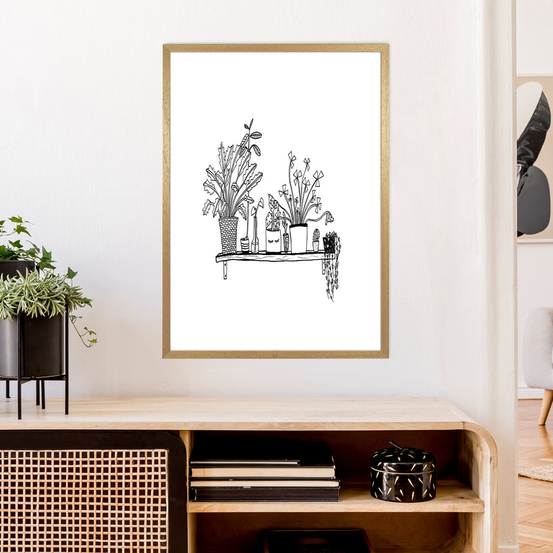 Plant Shelfie Art Print by Carissa Tanton A1 Print Only