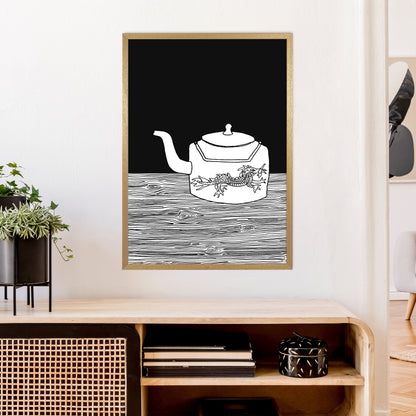 Bhutan Teapot Art Print by Carissa Tanton A1 Print Only