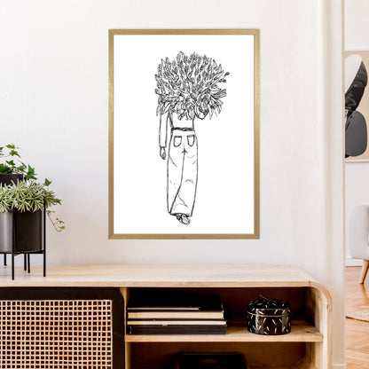 Flower Woman Art Print by Carissa Tanton A1 Print Only