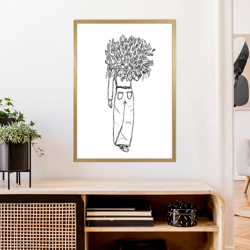 Flower Woman Art Print by Carissa Tanton A1 Print Only