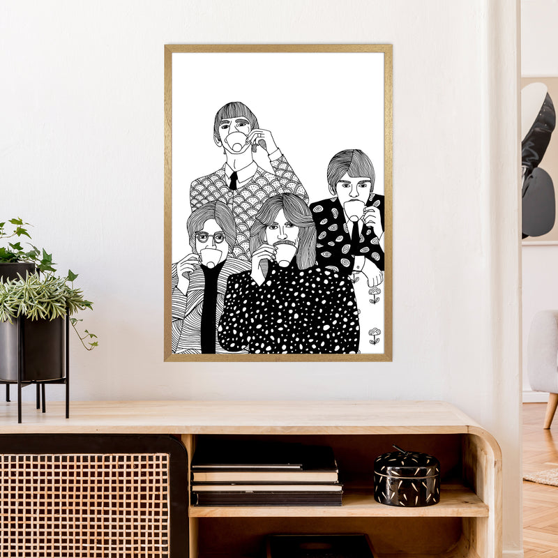 Beatles Tea Art Print by Carissa Tanton A1 Print Only